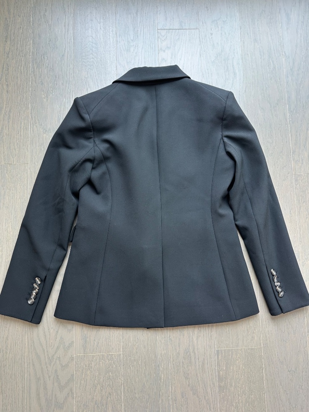 Veronica Beard MILLER Black Dickey Blazer Jacket Horn Brown Buttons With Tags 6 - Picture 3 of 12